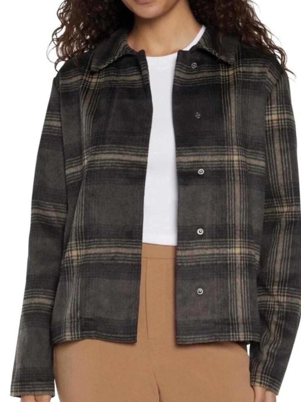 Banana Republic Short Plaid Jacket, Small